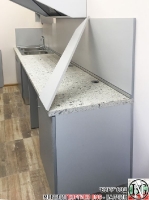 TO002 - Обзавеждане за закусвалня: Stone grey, Aluminium
